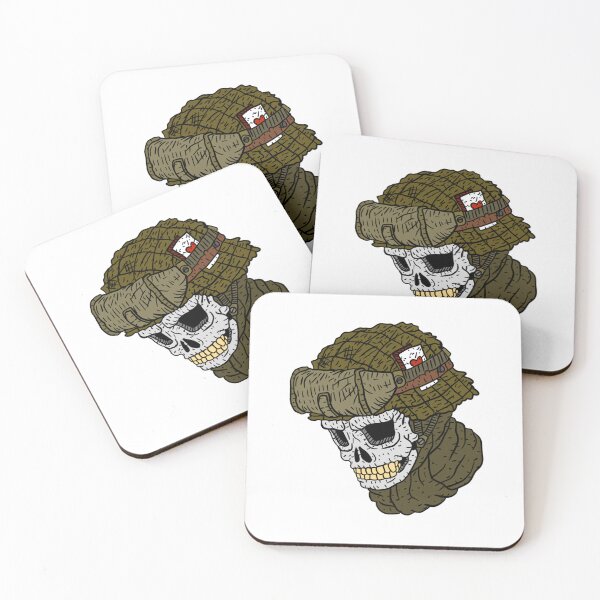 Item preview, skull soldier. badass military emblem. designed and sold by MercerSparkle87.