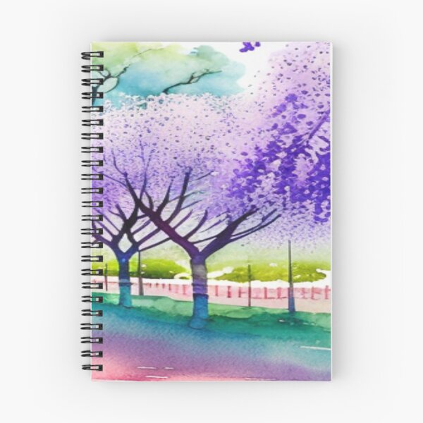 Item preview, Jacaranda Trees designed and sold by tqdesigns.