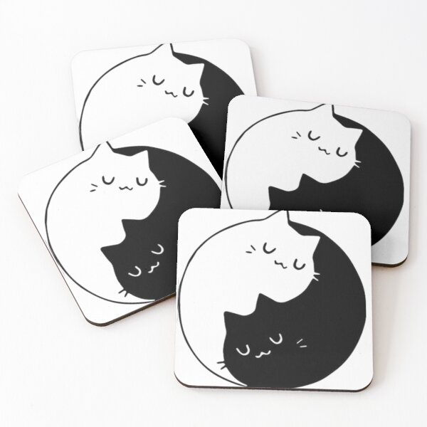 Item preview, yingyang-cat designed and sold by Pindocchio.