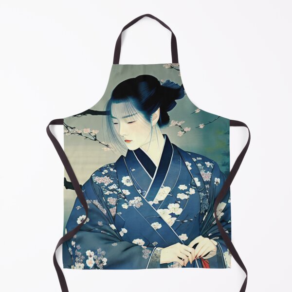 Item preview, Vintage Aesthetic Japanese Geisha Girl Illustration Art designed and sold by Ima-Shel-Mae.