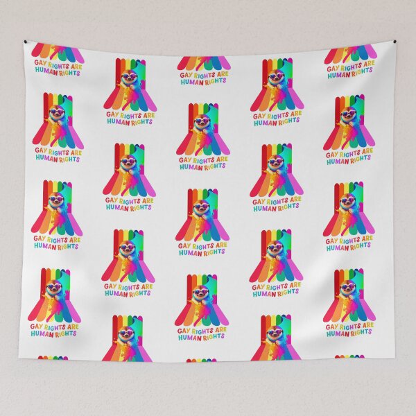 Item preview, Pride Sloth | Gay Rights Are Human Rights, LGBTQIA Pride designed and sold by ShopULove.