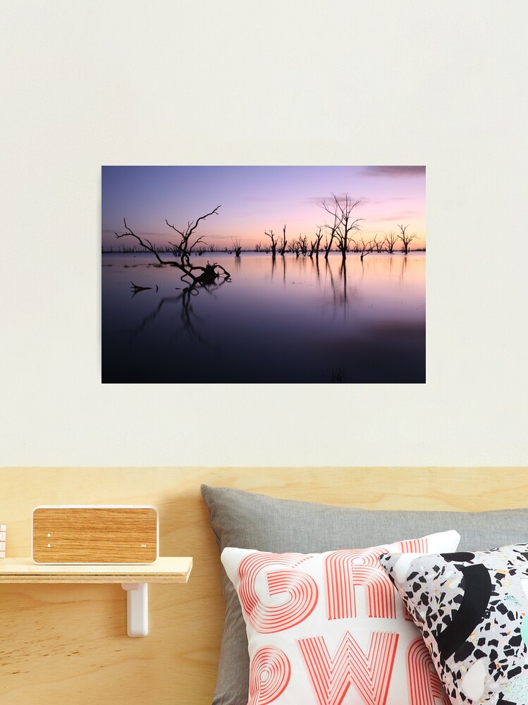 Photographic Print, Lake Victoria Pre-Dawn, Australia designed and sold by Michael Boniwell
