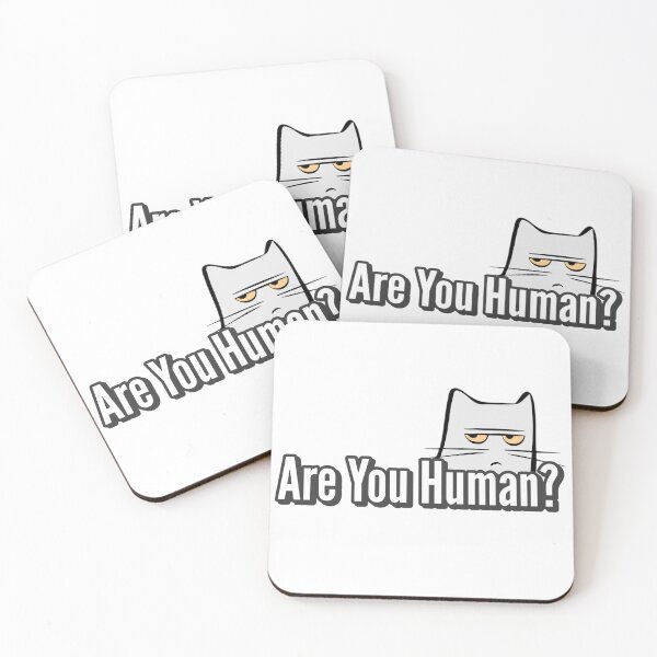Item preview, funny sarcastic sayings - Are you human? designed and sold by Quotes Gallery.