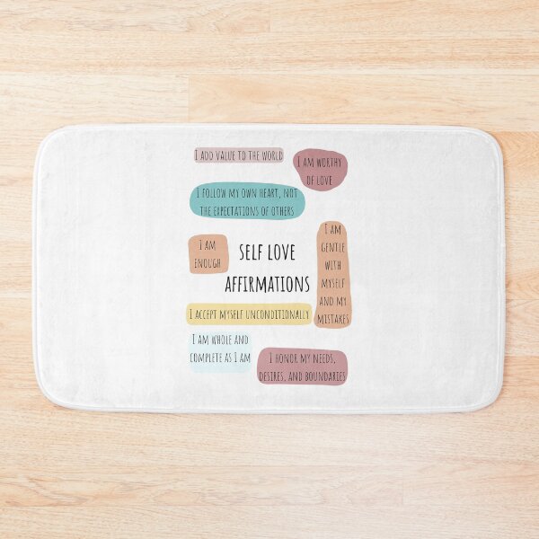 Item preview, Self Love Affirmations Mental Health Quotes designed and sold by RueBennet.