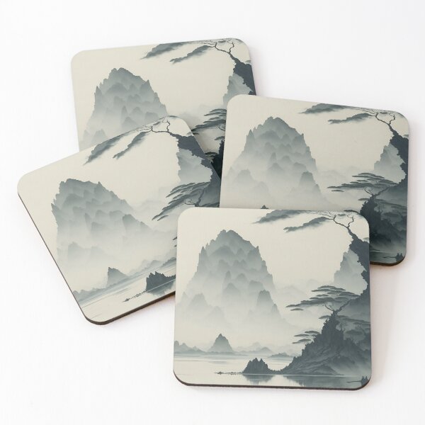 Item preview, Japanese mono landscape designed and sold by AyrDigitalArt.