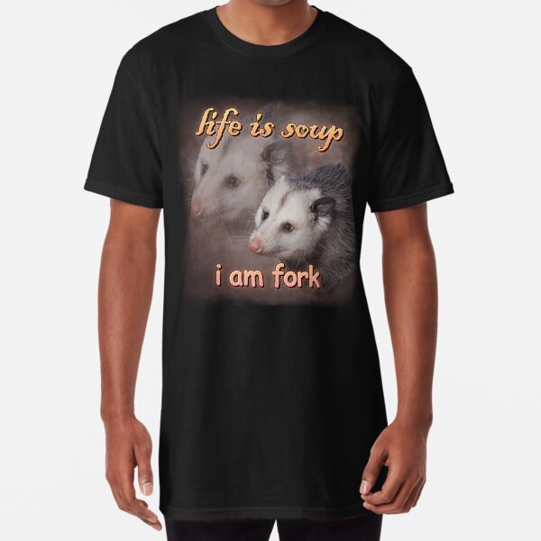 Life is soup, I am fork. White Mouse Rat Meme - Art Print Poster –  crizltron2000