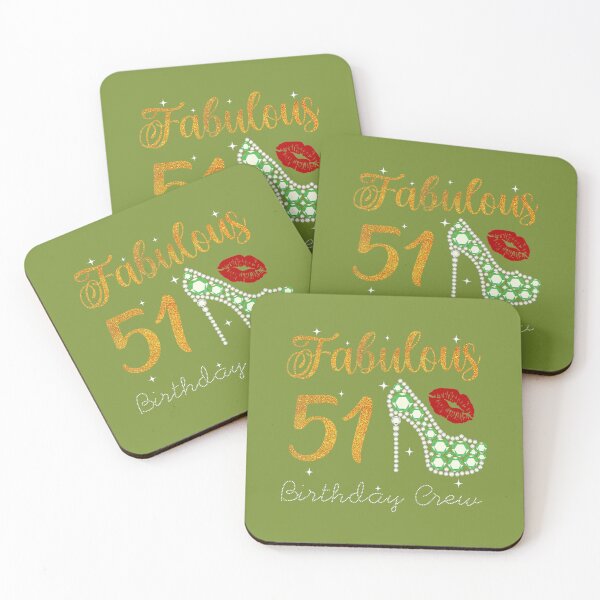 Item preview, Fabulous Queen 51 birthday crew party squad celebration 	 	 designed and sold by wseiplyum64.