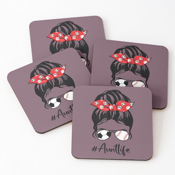 Item preview, Classy Aunt Life Soccer Messy Bun Baseball Mother's Day 	 	 designed and sold by uyehpymi49.