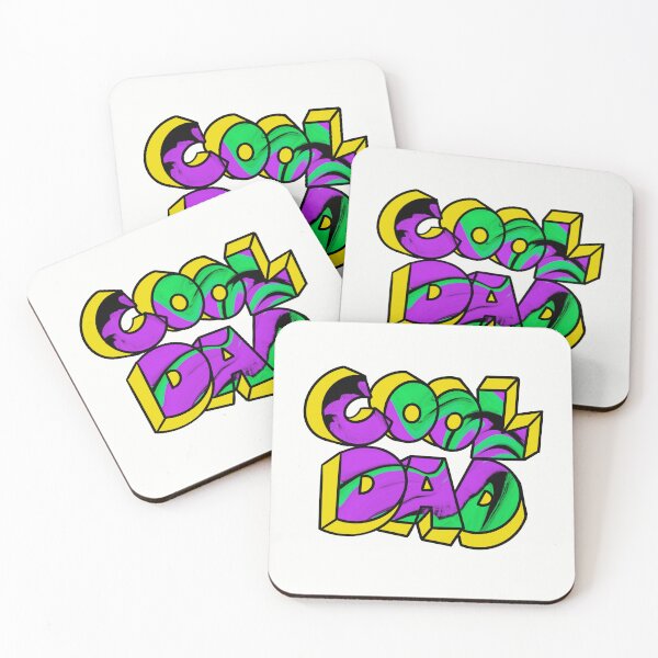 Item preview, Cool Dad Retro Pop of Color Psychedelic Style Typography  designed and sold by chocolatefund.