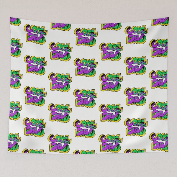 Item preview, Cool Dad Retro Pop of Color Psychedelic Style Typography  designed and sold by chocolatefund.
