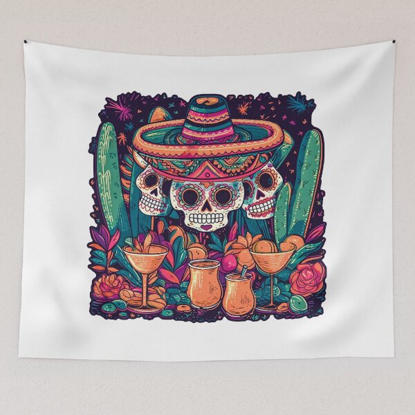 Item preview, Tequila Margarita Design With A Day Of The Dead Vibe - For Those Who Love Tequila and Margs - You Need This designed and sold by AlanPhotoArt.
