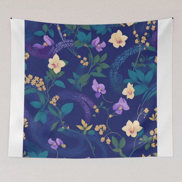 Item preview, Tiny Orchid print vibrant designed and sold by Artque24.
