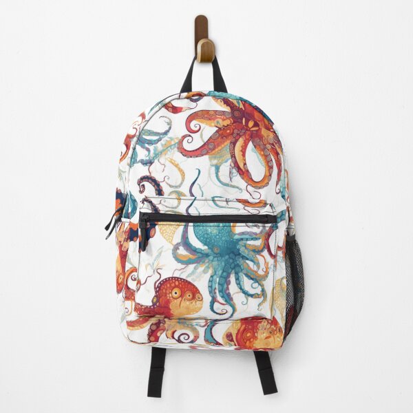 Item preview, Octopus Pattern, Aquatic Pattern, Ocean Creatures, Octopus Graphic designed and sold by ZodiacKat.