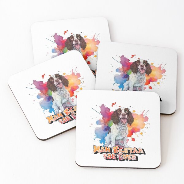 Item preview, Dog Epagneul Breton (also English Springer (English Springer Spaniel)), My Bestah for ever, for hunting dog lovers, in French designed and sold by isaweb.