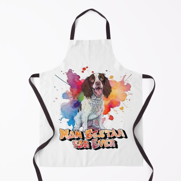 Item preview, Dog Epagneul Breton (also English Springer (English Springer Spaniel)), My Bestah for ever, for hunting dog lovers, in French designed and sold by isaweb.