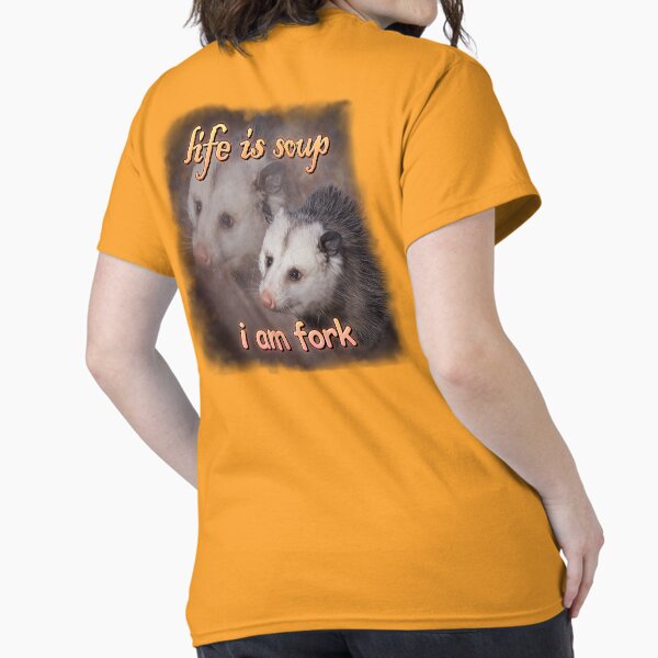 Aperçu de l'œuvre La vie est de la soupe, je suis un fork possum word art créée et vendue par snazzyseagull.