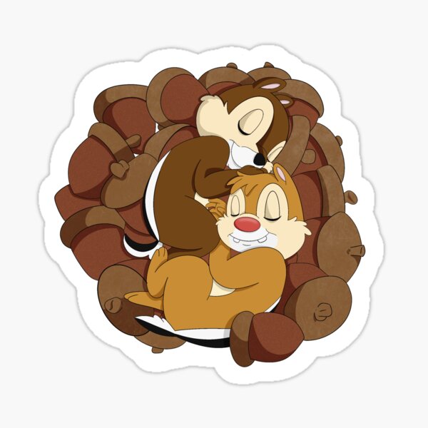 Item preview, Slumbering Chipmunks designed and sold by ColibriPlays.