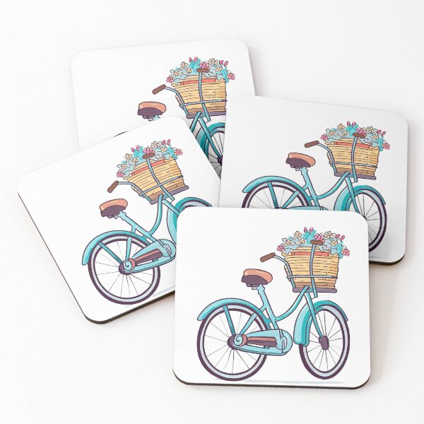 Item preview, bicycle with flowers designed and sold by miguel-ozz.