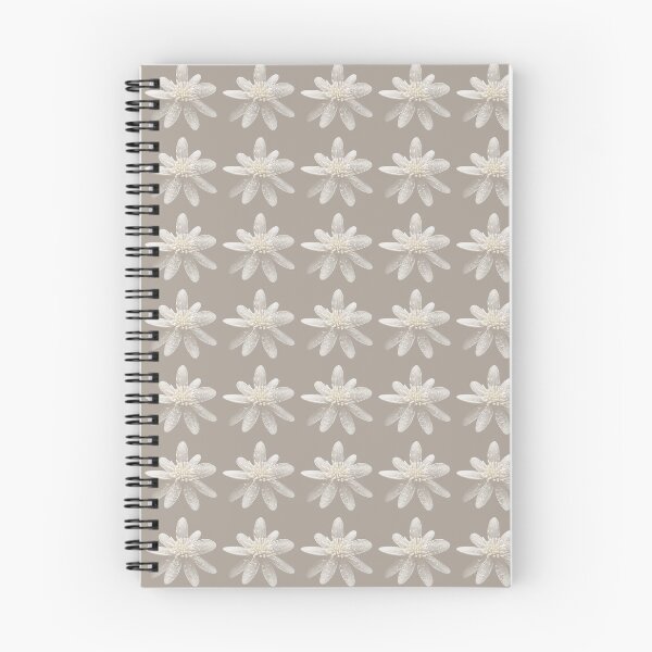 Item preview, Beaded White Flowers on Beige designed and sold by Monochrome-Dog.