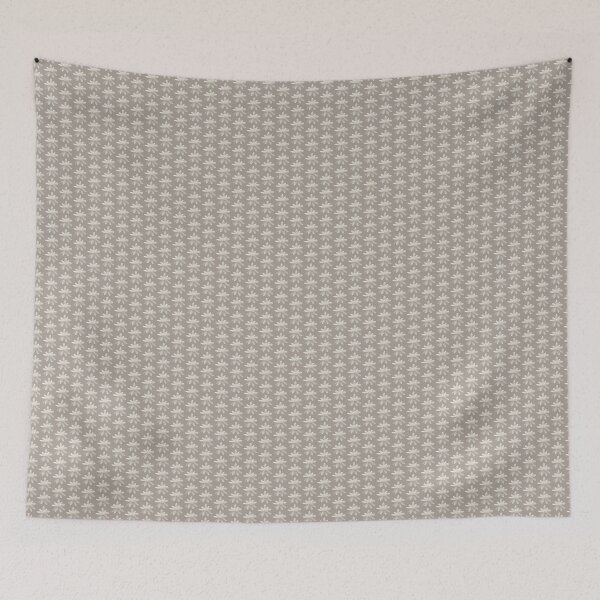 Item preview, Beaded White Flowers on Beige designed and sold by Monochrome-Dog.