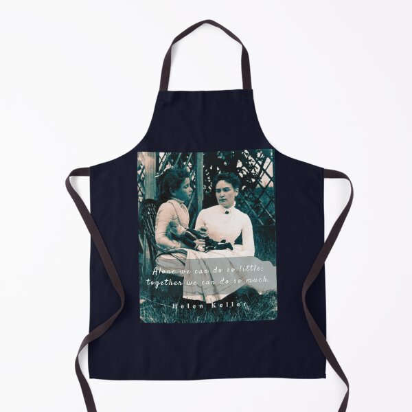 Item preview, Helen Keller portrait and quote: Alone we can do so little; together we can do so much designed and sold by artbleed.