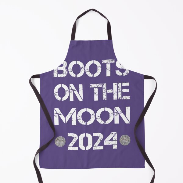 Item preview, Boots on the Moon 2024 Space Travel designed and sold by mhzigfurjv67.