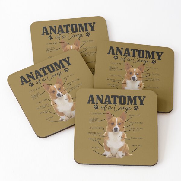 Item preview, Anatomy Of A Corgi Funny Cute Dog Corgi Mom Corgi Dad 	 	 designed and sold by dbvlpyyoazl38.