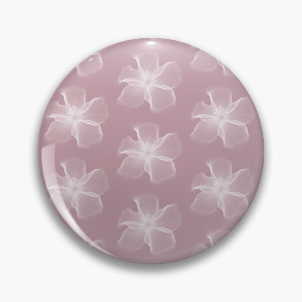 Item preview, Diaphanous White Flowers on Pink designed and sold by Monochrome-Dog.