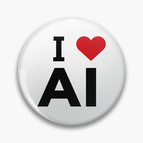 Item preview, I love AI designed and sold by Moyanana.