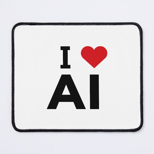Item preview, I love AI designed and sold by Moyanana.