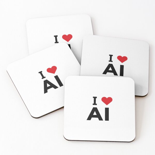 Item preview, I love AI designed and sold by Moyanana.