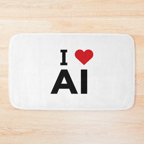 Item preview, I love AI designed and sold by Moyanana.
