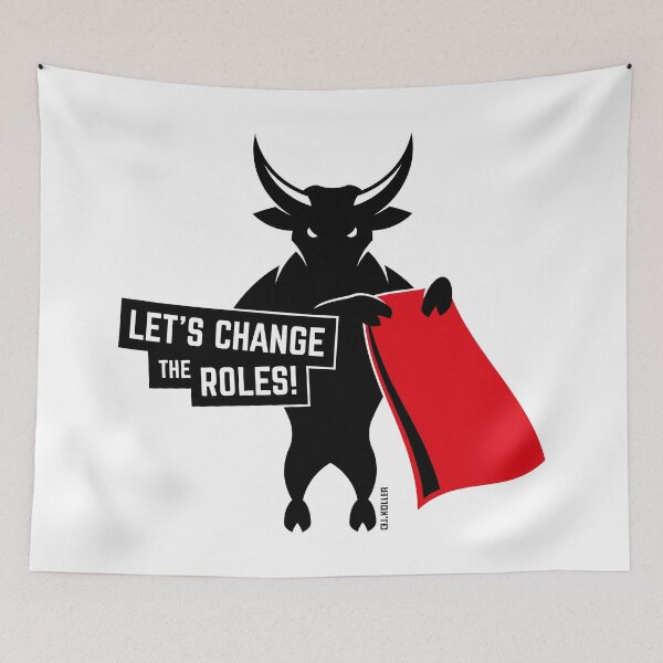 Item preview, Let’s Change The Roles! (Against Bullfighting / 2C) designed and sold by Roderix.