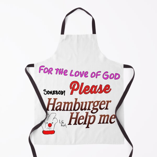 Item preview, Hamburger Help Me designed and sold by ThrillhoDesigns.
