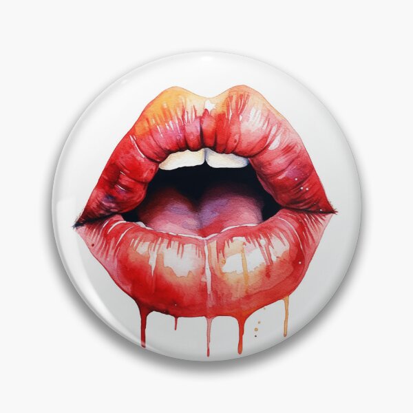 Item preview, mouth with red lipstick, sexy mouth designed and sold by bhilel.