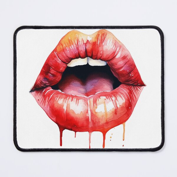 Item preview, mouth with red lipstick, sexy mouth designed and sold by bhilel.