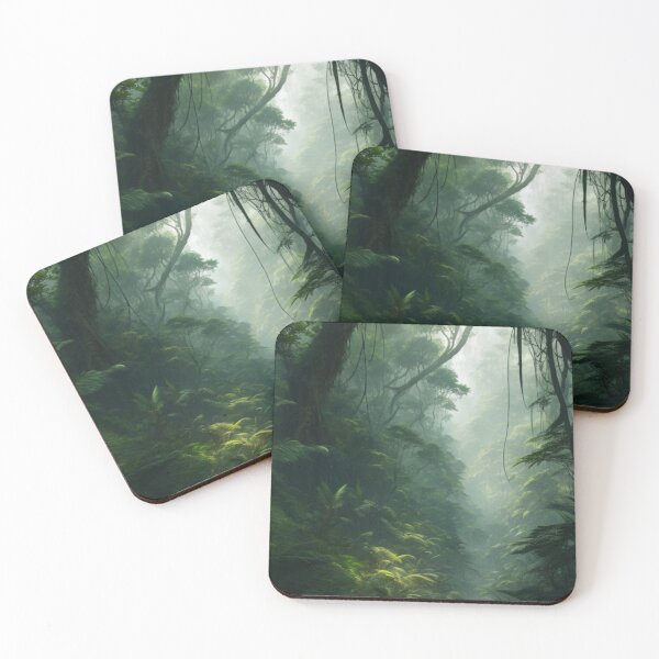Item preview, dense jungle lonely green designed and sold by Artque24.