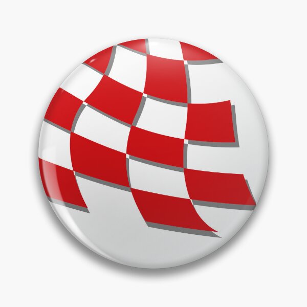 Item preview, Croatia 1998 Retro Checkered Red White Home designed and sold by Sporting Colour.