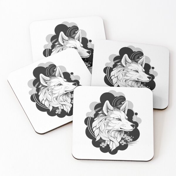 Item preview, Wolf Smelling Some Flowers designed and sold by NapNapSleeper.