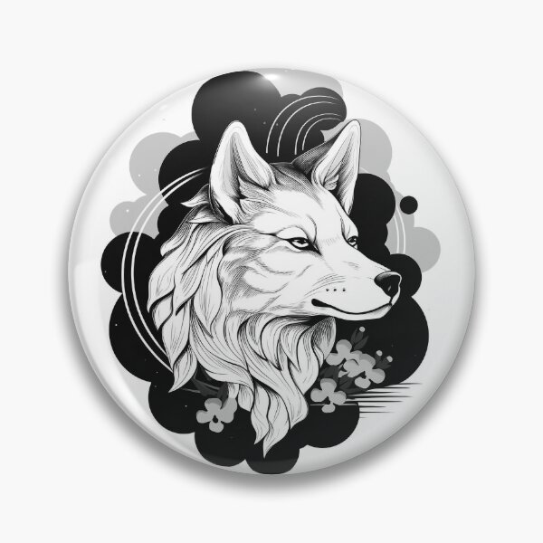 Item preview, Wolf Smelling Some Flowers designed and sold by NapNapSleeper.