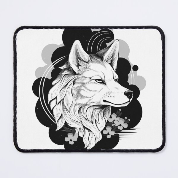 Item preview, Wolf Smelling Some Flowers designed and sold by NapNapSleeper.