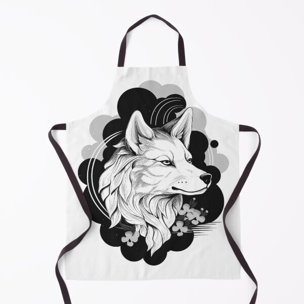 Item preview, Wolf Smelling Some Flowers designed and sold by NapNapSleeper.