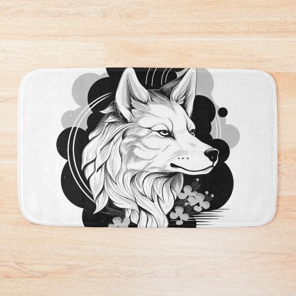 Item preview, Wolf Smelling Some Flowers designed and sold by NapNapSleeper.
