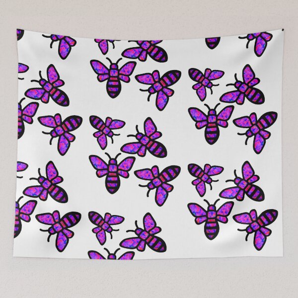 Item preview, Vintage bees pattern designed and sold by kinpirks.