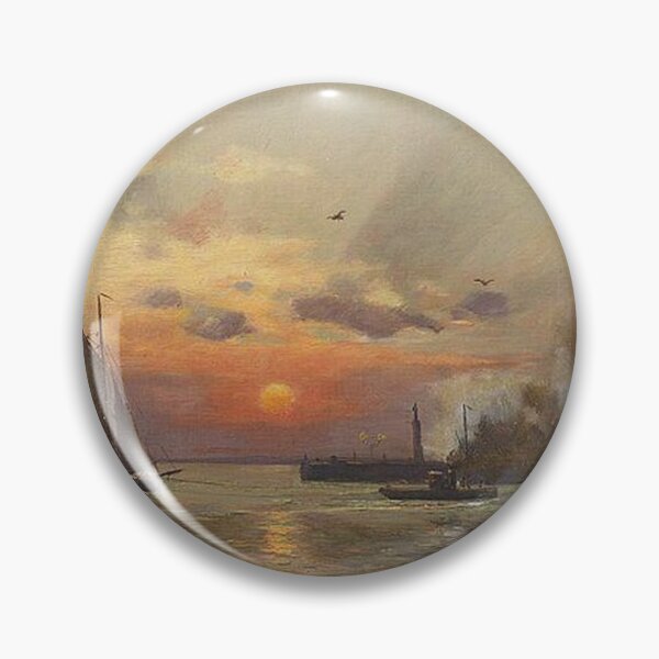 Item preview, Morning Fog at a Port at Saint Petersburg -Eugene Ducker designed and sold by tomorrowsart.