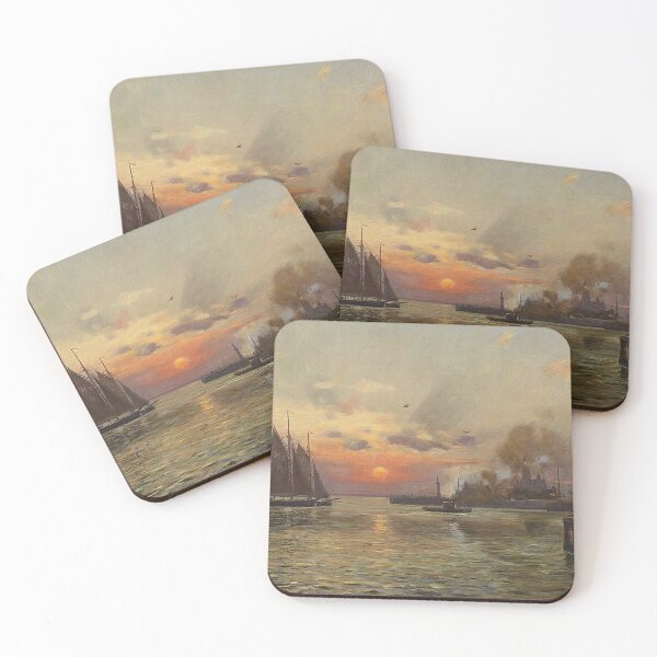 Item preview, Morning Fog at a Port at Saint Petersburg -Eugene Ducker designed and sold by tomorrowsart.
