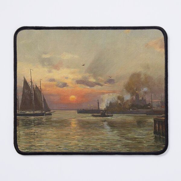 Item preview, Morning Fog at a Port at Saint Petersburg -Eugene Ducker designed and sold by tomorrowsart.