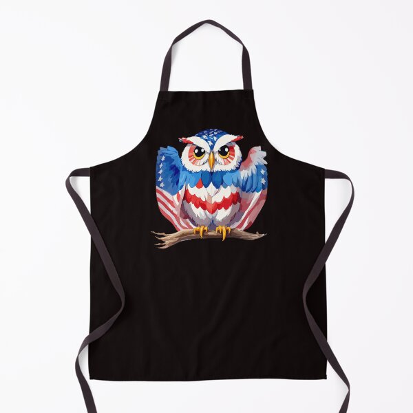 Item preview,   portrait of an owl in the colors of the American flag designed and sold by jkrphoto.