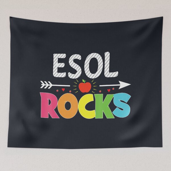 Item preview, ESOL Rocks Back To School Teachers Students  	 designed and sold by anuvoyjphmo71.