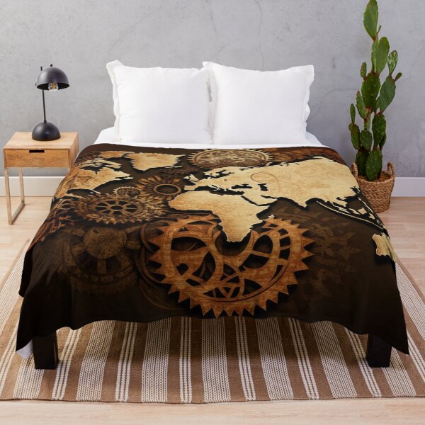 Item preview, World Map Ancient Map Art Vintage designed and sold by Map4U.